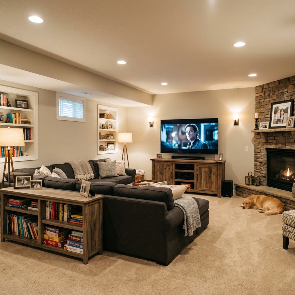 After: Basement Finishing