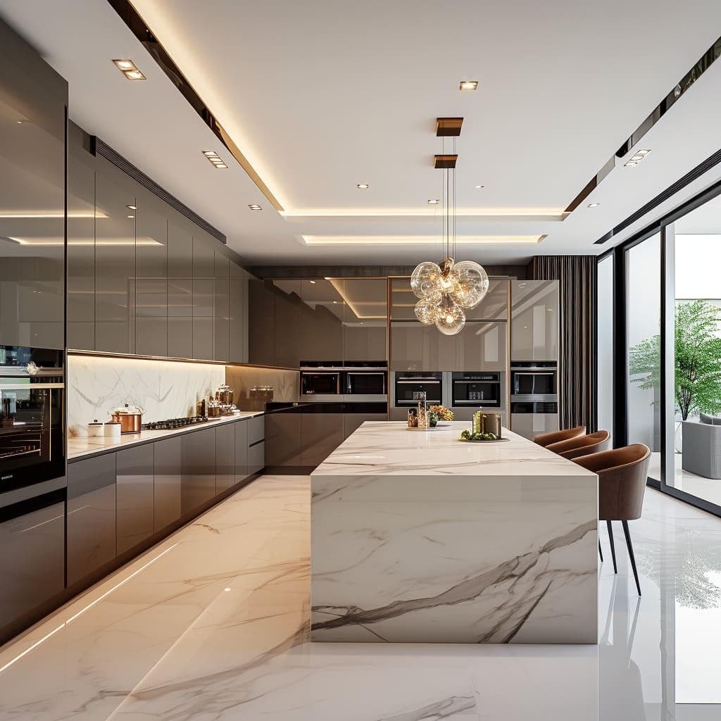 TODO: describe the contemporary kitchen photo
